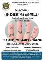 affiche soiree theatre 22 mars 2025