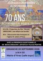Affiche 70 ans fresques GRESCHNY