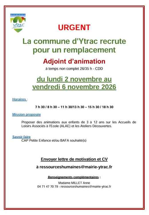 Adjoint d'animation