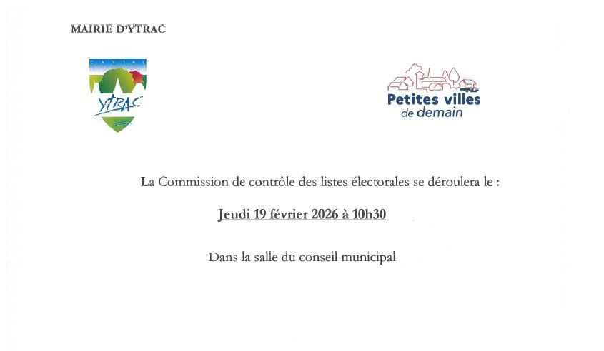 Commission de controle des listes electorales Ytrac